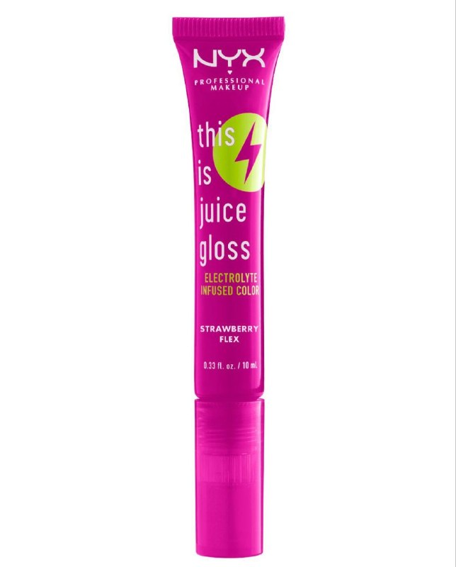 BRILLO LABIAL HIDRATANTE DE LARGA DURACION TONO STRAWBERRY FLEX NYX 10ML