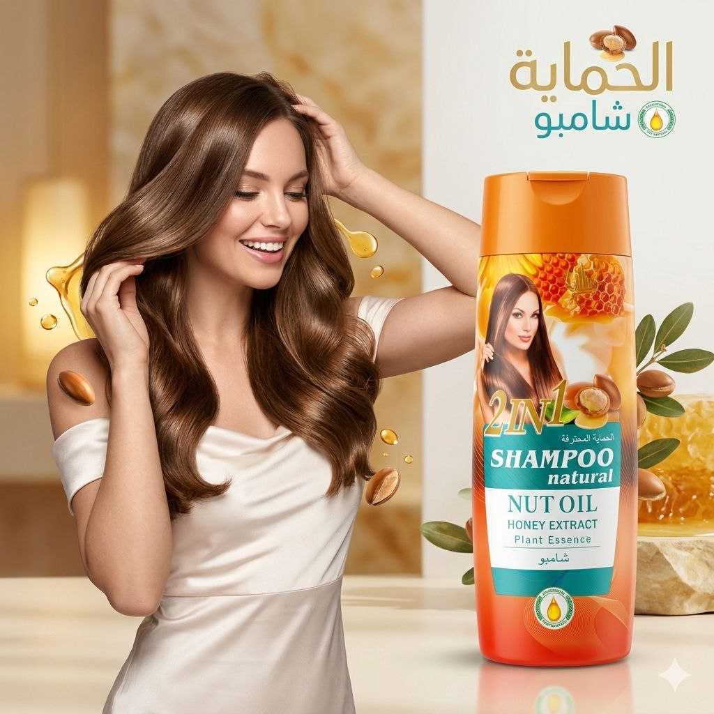 SHAMPOO DE ACEITE DE NUEZ Y MIEL TREE CITY 400ML