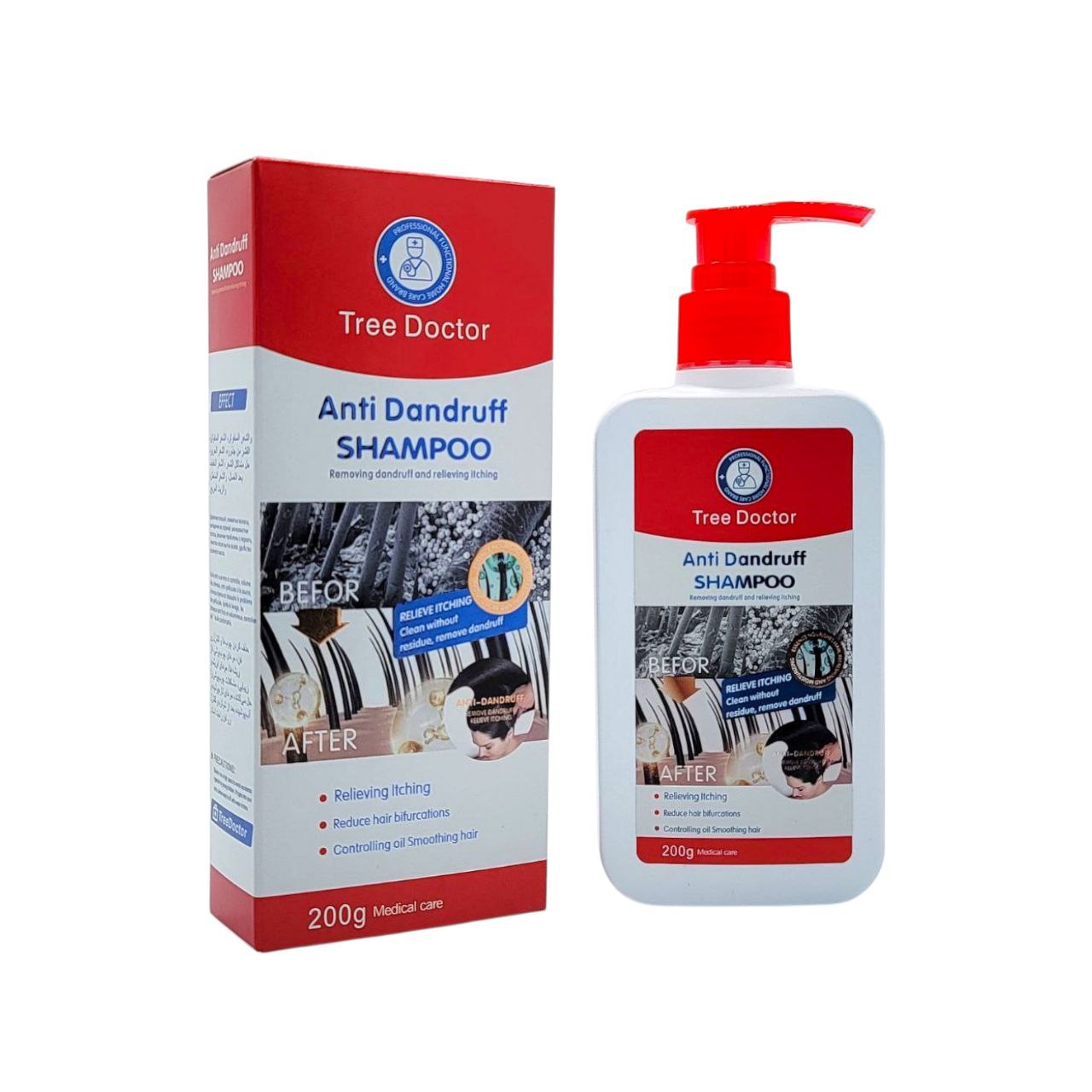 SHAMPOO ANTI CASPA Y PICOR TREE DOCTOR 200G