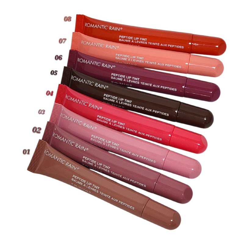 BALSAMO LABIAL CON COLOR CON PEPTIDOS APRUEBA DE AGUA ROMANTIC RAIN 10ML (DUPE DE RHODE)