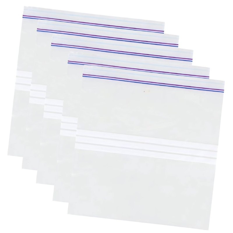 BOLSAS PLASTICAS TRANSPARENTES ZIPLOC EN PAQUETE DE 10UND WIN 27X28CM