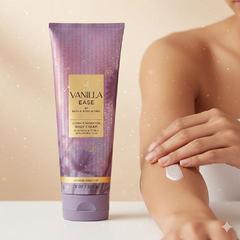 BATH & BODY WORKS CREMA VANILLA EASE 226ML (M)