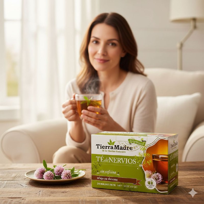 TE DE HIERBAS NATURALES SIN CAFEINA CON EFECTO RELAJANTE TIERRA MADRE 24UND