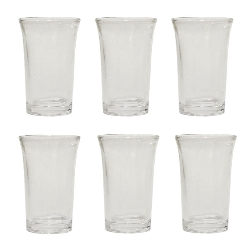SET DE TEQUILEROS 6 PIEZAS DORYALEX VIDRIO 7X4.5CM