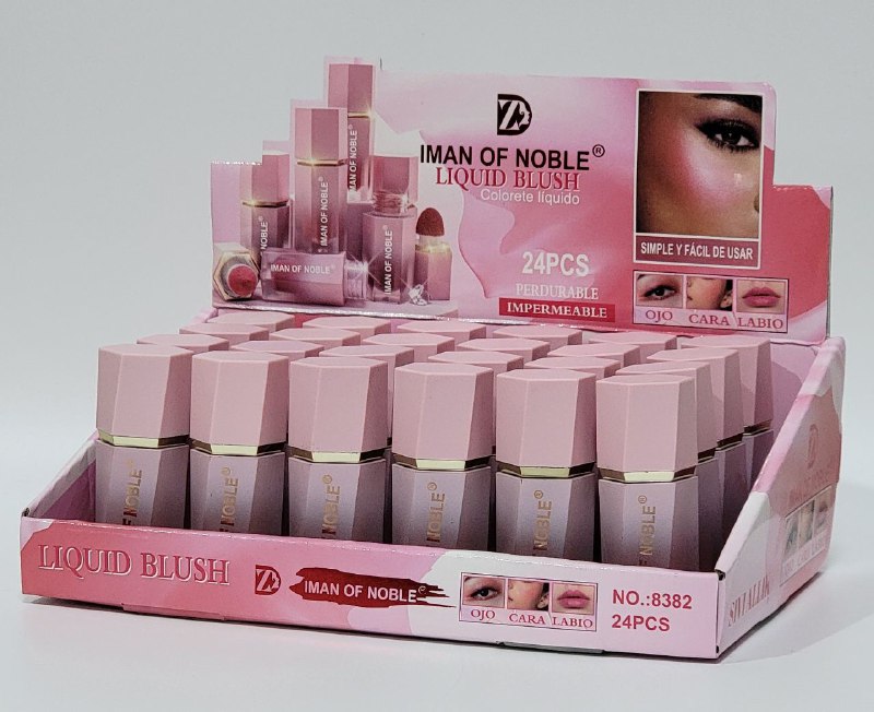RUBOR EN LIQUDO CON APLICADOR ESPONJA MULTIUSOS IMAN OF NOBLE 8G (DUPE DE SHEGLAM)
