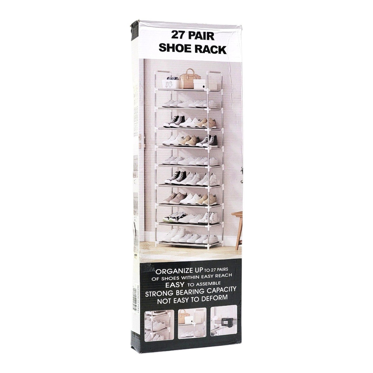 ORGANIZADOR ZAPATERA VERTICAL MULTINIVEL DE ALTA CAPACIDAD 56X28X158CM