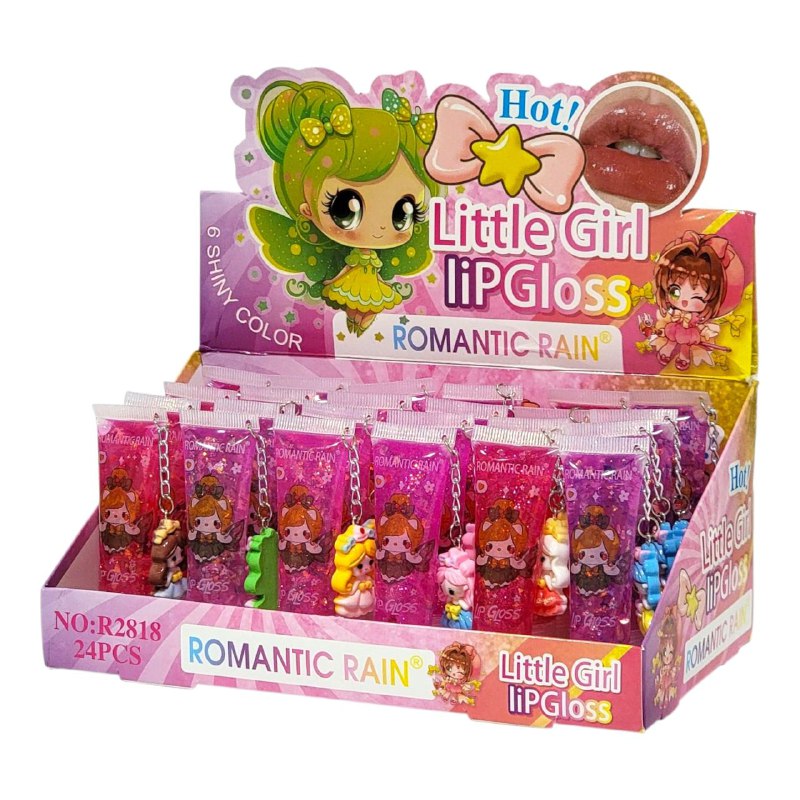 BRILLO LABIAL LIP GLOSS, DISPONIBLES 6 COLORES BRILLANTES QUE AUMENTAN TU ENERGIA Y ALEGRIA, ACABADO SUAVE Y LUMINOSO QUE DURA TODO EL DIA ROMANTIC RAIN 15ML