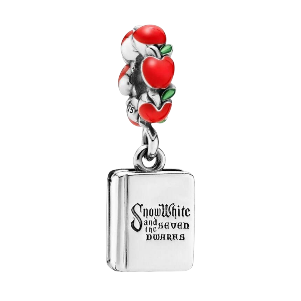 PCHARM1996 COLGANTE DE LIBRO DE BLANCA NIEVE Y LOS SIETE ENANITOS