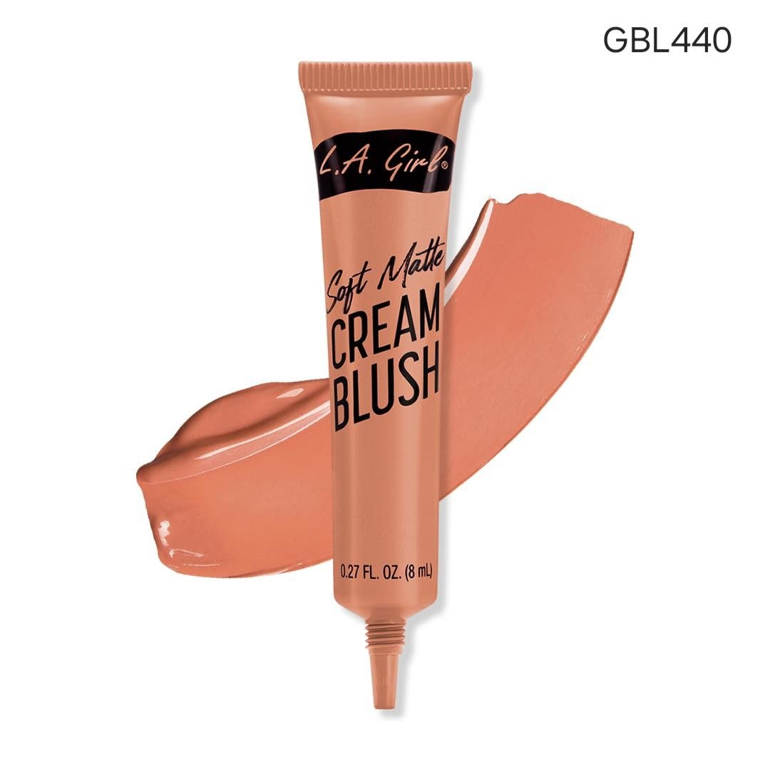 RUBOR EN CREMA MATE LARGA DURACION TONO GBL440 CUTIE SOFT MATTE CREAM BLUSH L.A. GIRL 8ML