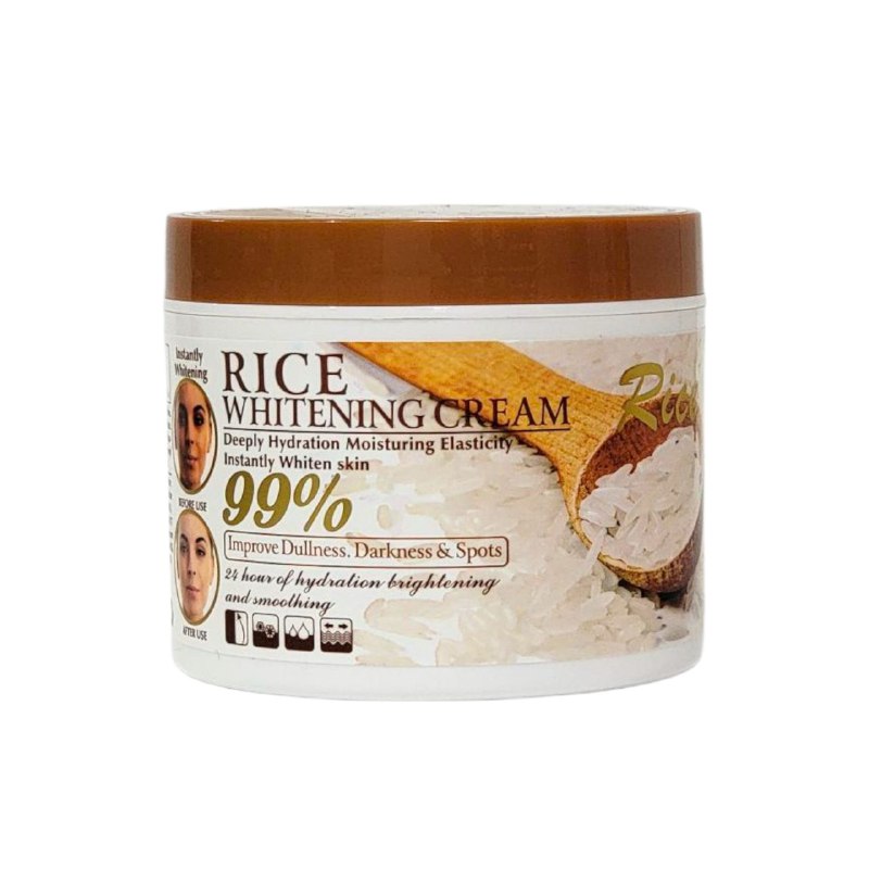CREMA FACIAL DE ARROZ, REPARADORA, BLANQUEADORA, REDUCE LAS ARRUGAS, DEJA LA PIEL RADIANTE Y HERMOSA FRUIT OF THE WOKLI 115G