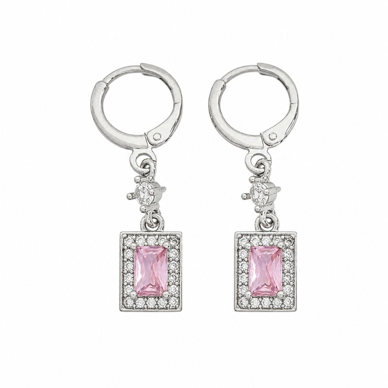 ARGOLLA DE ENCHAPE PARA DAMA DISEÑO PIEDRA ROSA 3CM