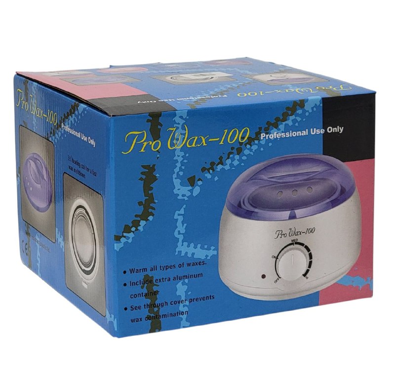 MAQUINA OLLA CALENTADORA DE CERA PARA DEPILAR, CALIENTA TODO TIPO DE CERA PRO-WAX100