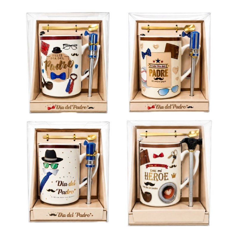 SET DE REGALO DÍA DEL ABUELO BENELI HOME 3PCS