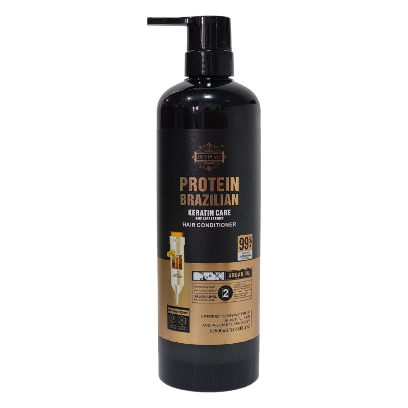 ACONDICIONADOR CON PROTEINA BRASILEÑA Y QUERATINA HENIWAYS 900ML