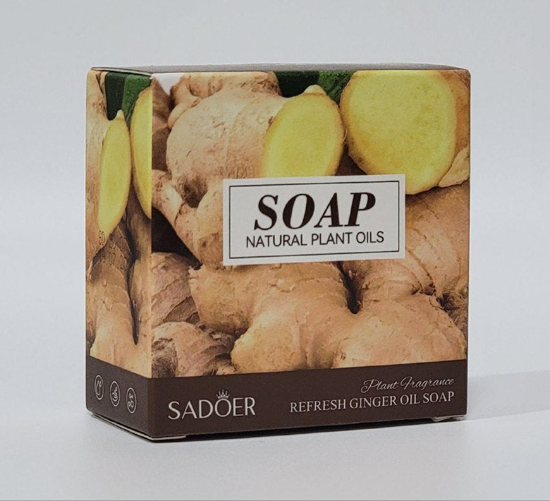 JABON EN BARRA CORPORAL CON ACEITE DE JENGIBRE SADOER 100G