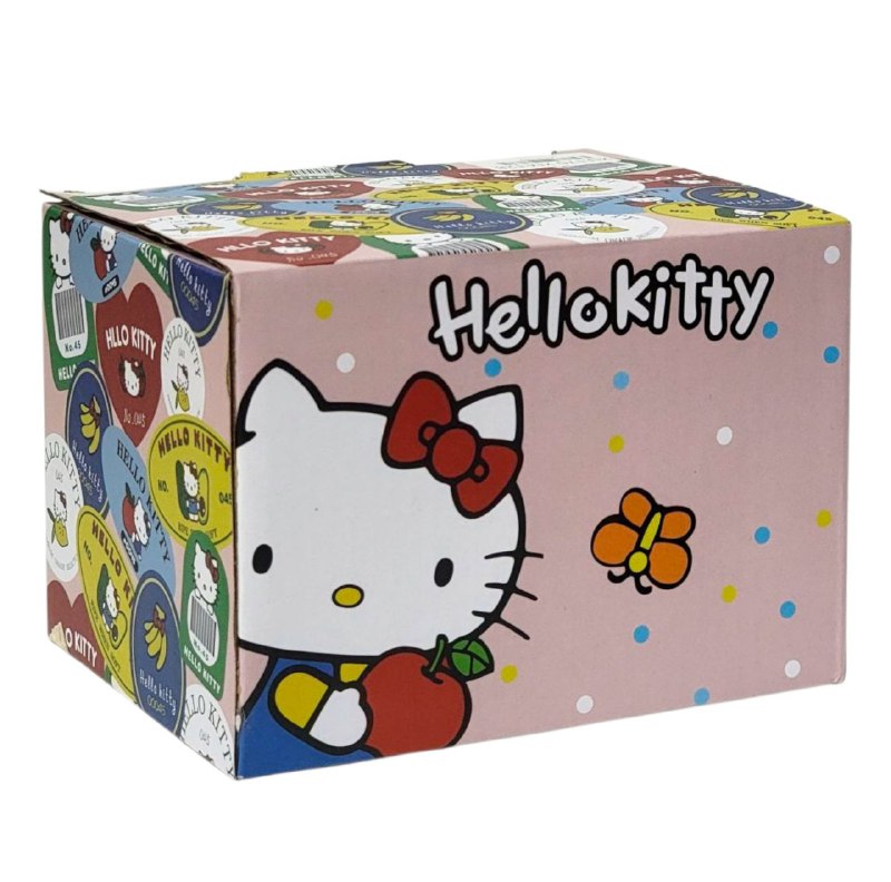 TAZA DE CERAMICA, RESISTENTE AL CALOR, MANGO CREATIVO DISEÑO HELLO KITTY