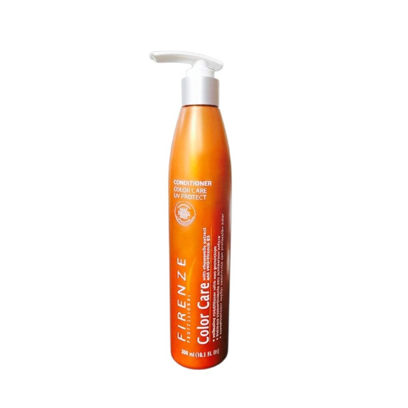ACONDICIONADOR ESPECIALIZADO PARA CABELLOS TINTADOS CON EXTRACTO DE MANZANILLA SUAVIZANTE PROTECTOR FIRENZE 300ML
