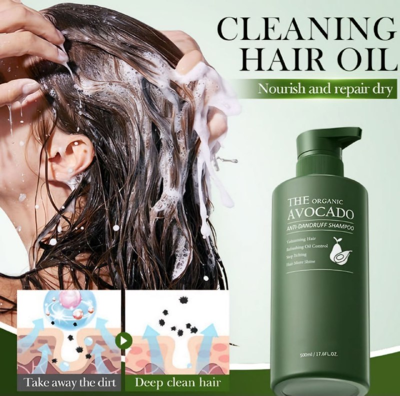 SHAMPOO ANTICASPA CON EXTRACTO DE AGUACATE ORGANICO 500ML