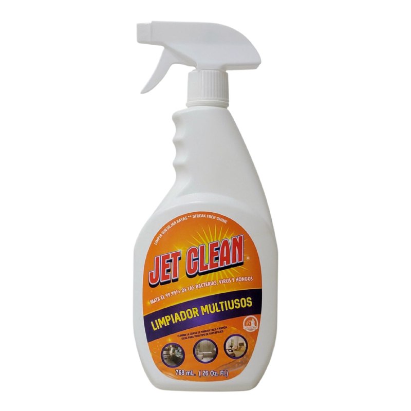 LIMPIADOR DESINFECTANTE MULTIUSOS JET CLEAN 768ML