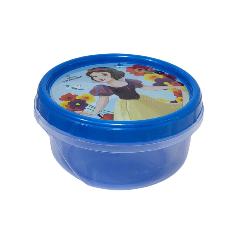 RECIPIENTE PANA PARA ALIMENTOS PARA NIÑAS CON DISEÑO PRINCESAS DE DISNEY 7X15X15CM