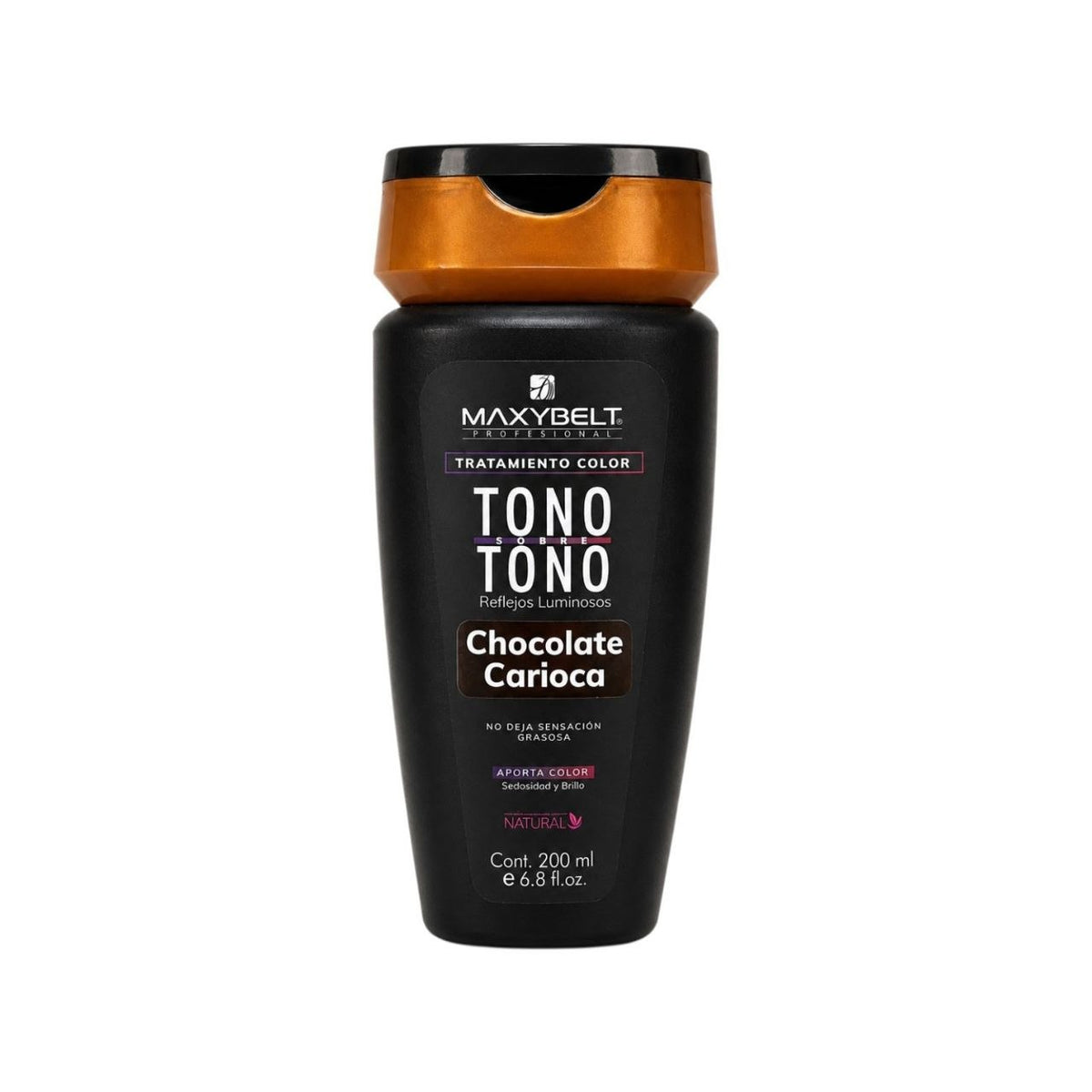 TRATAMIENTO DE COLOR TONO SOBRE TONO CHOCOLATE CARIOCA MAXYBELT PROFESSIONAL 200ML 1 UND