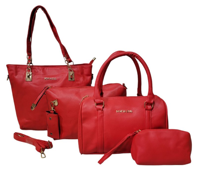 CARTERA ECONOMICA EN SET 5 PIEZAS SOFIAZUL