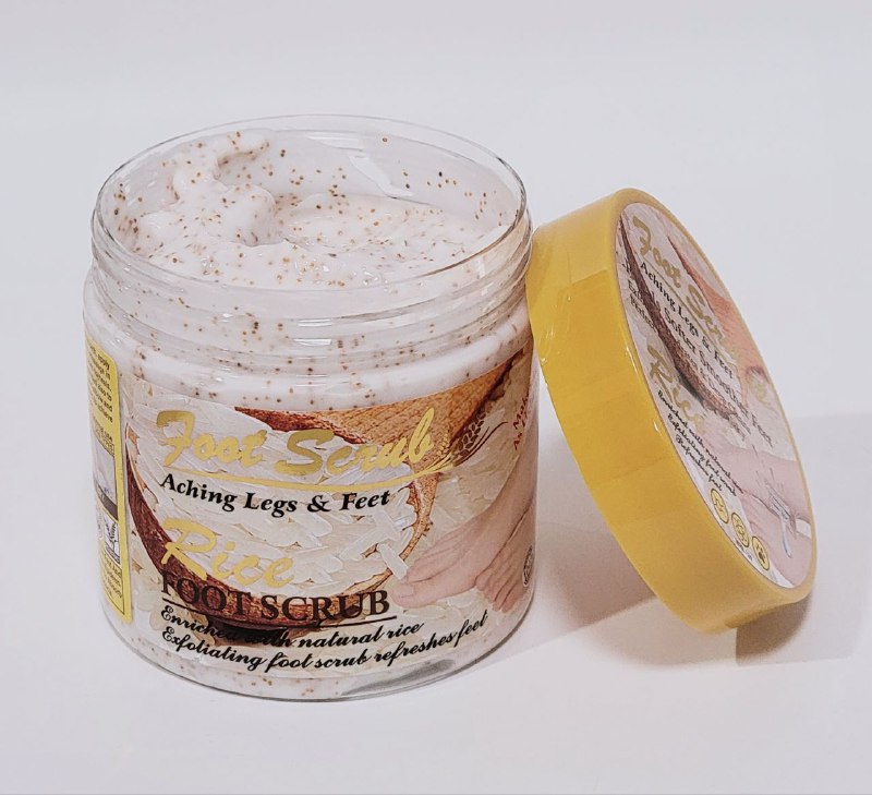 EXFOLIANTE PARA PIES REVITALIZANTE CON ARROZ FRUIT OF THE WOKALI 500ML