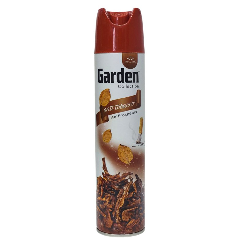 AMBIENTADOR AROMATIZANTE EN SPRAY DE ANTITABACO GARDEN 300ML