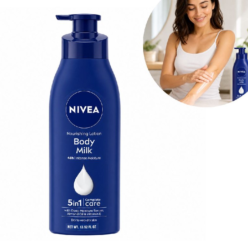 CREMA CORPORAL NUTRITIVA DE CUIDADO INTENSIVO PARA PIEL EXTRA SECA 5 EN 1 NIVEA 400ML
