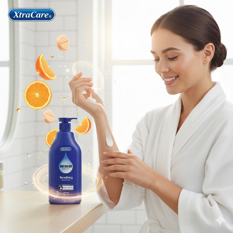 CREMA CORPORAL DE HIDRATACION INTENSA DE LECHE Y VITAMINA C XTRACARE 473ML
