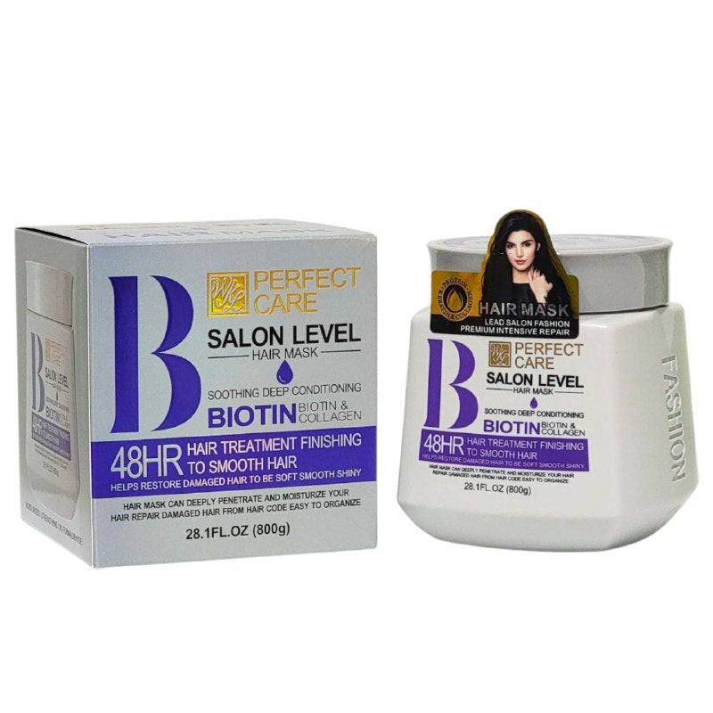 MASCARILLA PARA EL CABELLO DE TRATAMIENTO CON BIOTINA Y COLAGENO PERFECT CARE 800G