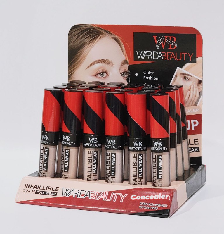 CORRECTOR LIQUIDO DE COBERTURA COMPLETA 24H DURACION WARDABEAUTY (DUPE DE LOREAL)