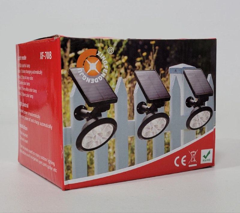 LUZ LED, SOLAR CON SENSOR DE MOVIMIENTO AUTOMATICO