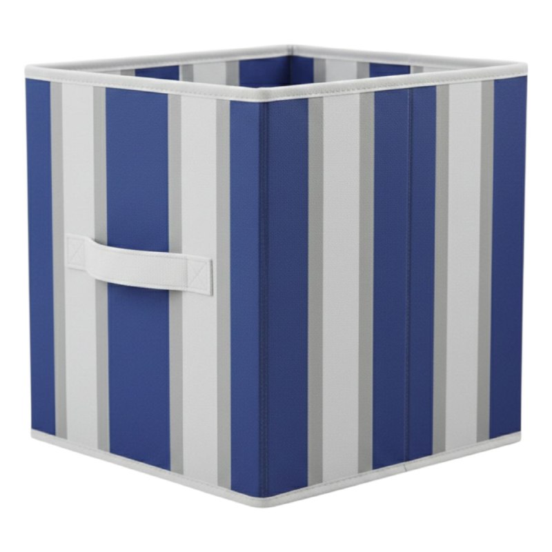 ORGANIZADOR CAJA DE ALMACENAMIENTO PLEGABLE, CESTA PARA LIBROS, JUGUETES, ROPA Y MAS CLOSET ESSENTIALS 27.9X26.7X26.7CM