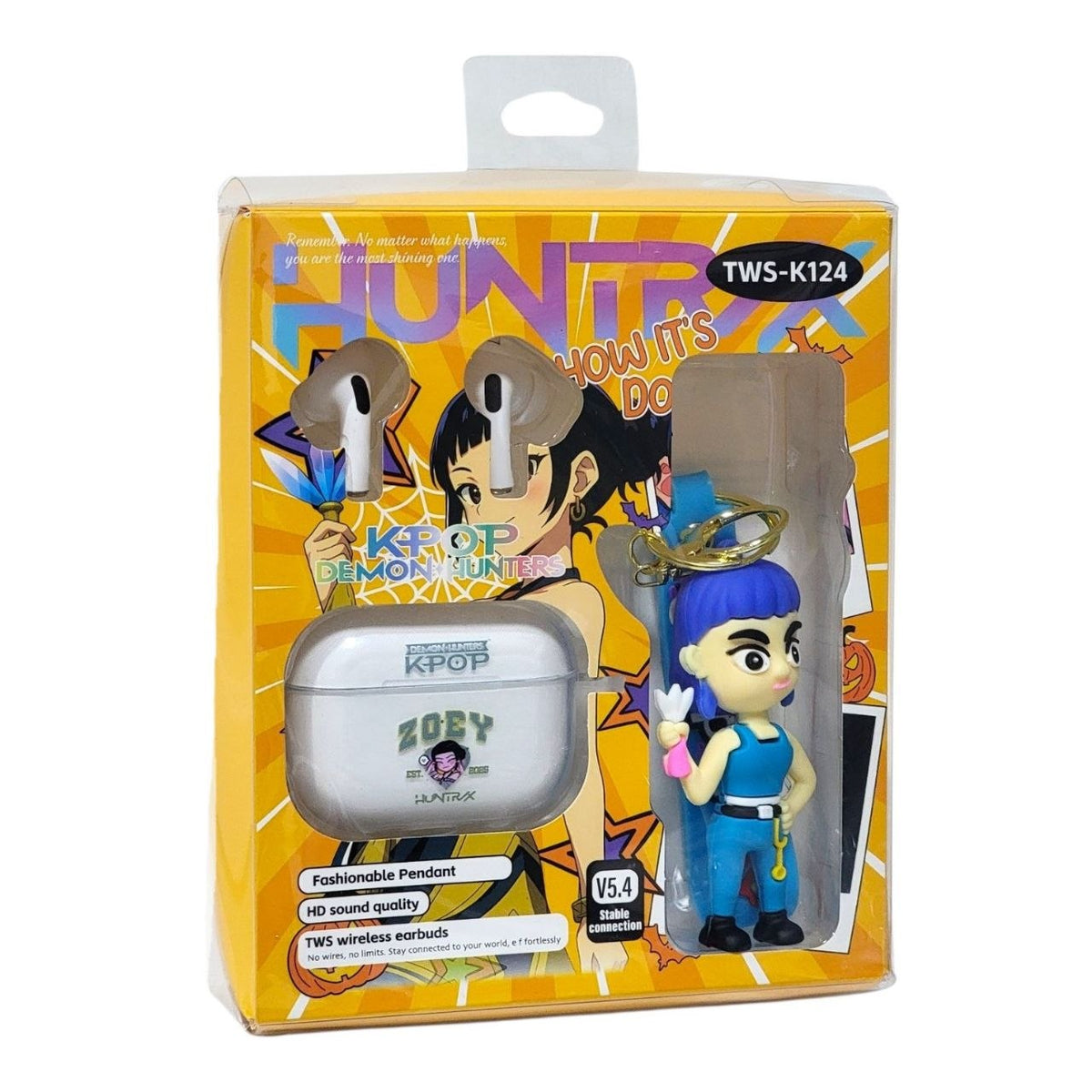 AUDIFONOS AURICULARES INALAMBRICOS KPOP DEMON HUNTERS EDICION COLECCIONABLE