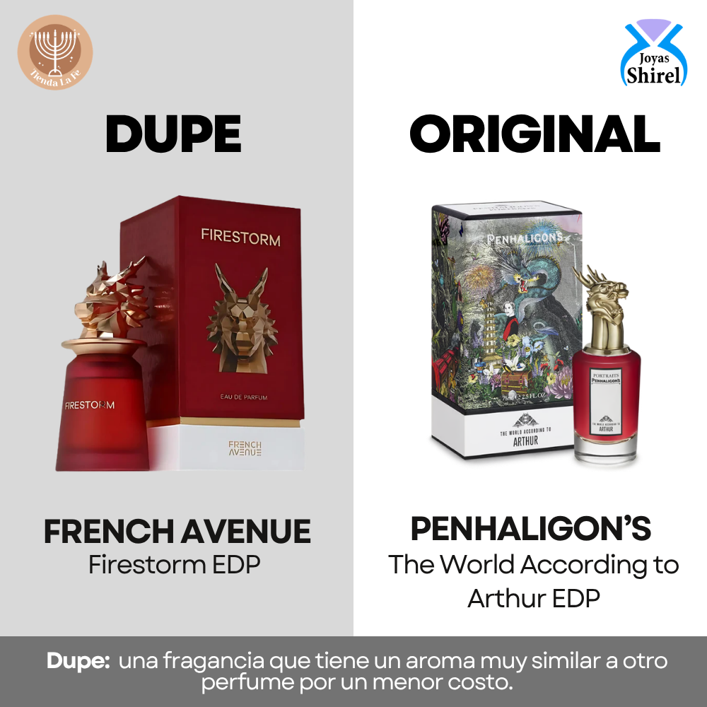 FRENCH AVENUE FIRESTORM EDP 100ML (U) (DUPE PENHALIGON'S THE WORLD ACCORDING TO ARTHUR EDP)