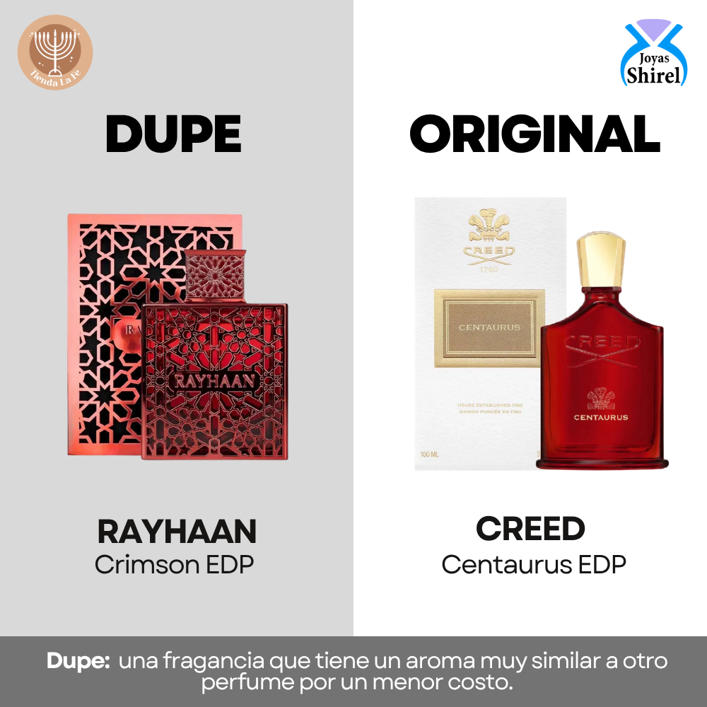 RAYHAAN CRIMSON EDP 100ML (H) (DUPE CREED CANTAURUS EDP)