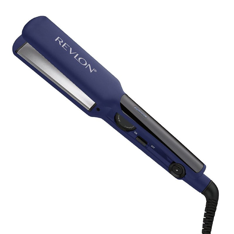 PLANCHA PARA EL CABELLO, SUAVE Y RECTO, PLACAS DE AGARRE DE 2", RESULTADOS RAPIDOS PARA PEINADOS SUAVES, MULTIPLES CONFIGURACIONES DE CALOR, INTERRUPTOR DE BLOQUEO REVLON