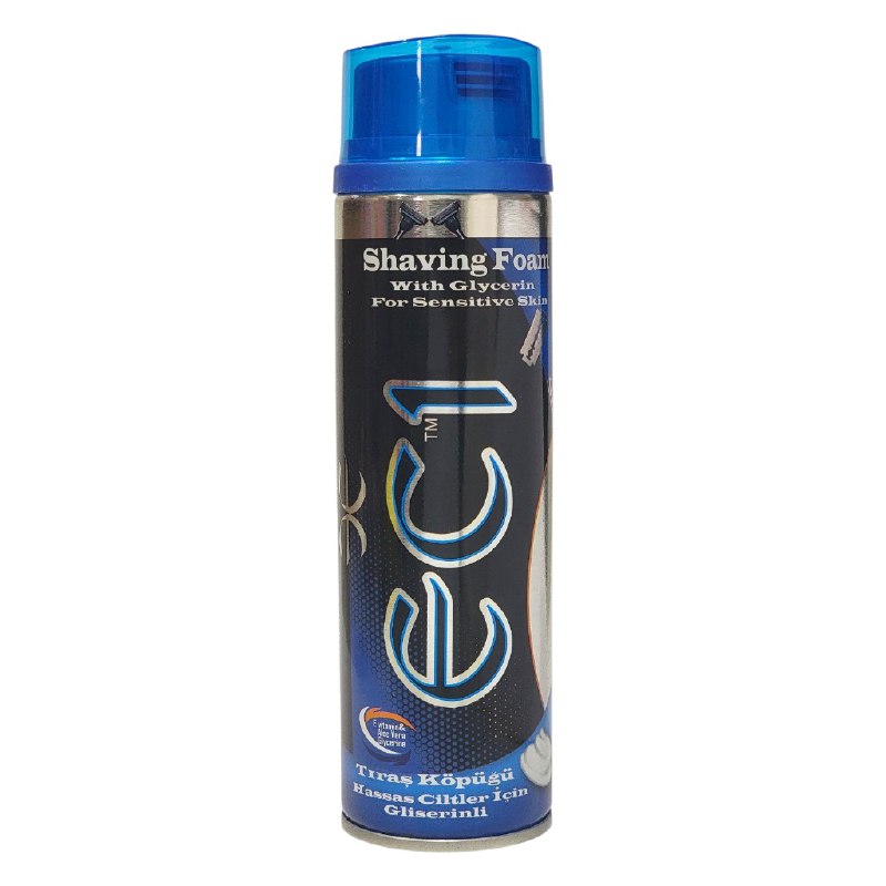 ESPUMA DE AFEITAR CON HIDRATACION EXTRA CON VITAMINA E Y ALOE VERA EC1 SHAVING FOAM 200ML