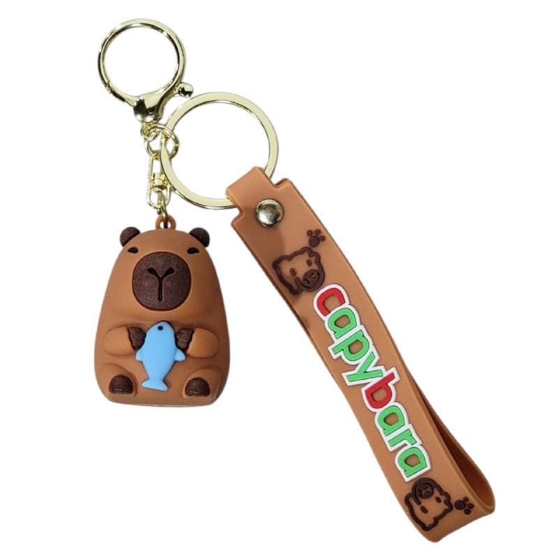 LLAVEROS DE CAPIBARA,CAPYBARA, 6 ESTILOS DISPONIBLES