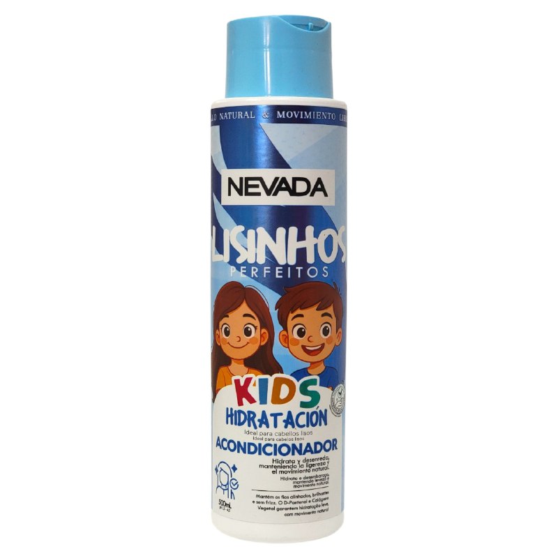 ACONDICIONADOR HIDRATANTE PARA NIÑOS HIDRATA Y DESENREDA NEVADA KIDS 500ML