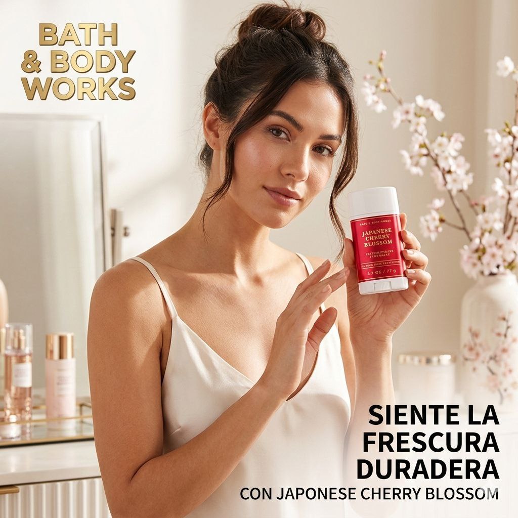 DESODORANTE ANTITRANSPIRANTE JAPANESE CHERRY BLOSSOM BATH & BODY WORKS 77G