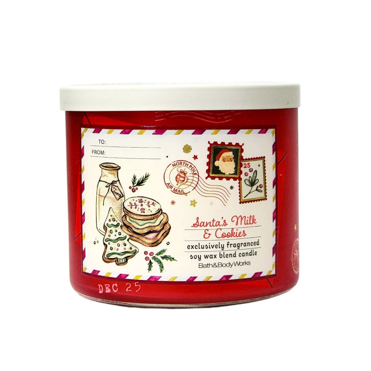 VELA AROMATICA BATH & BODY WORKS SANTAS MILK & COOKIES 411G