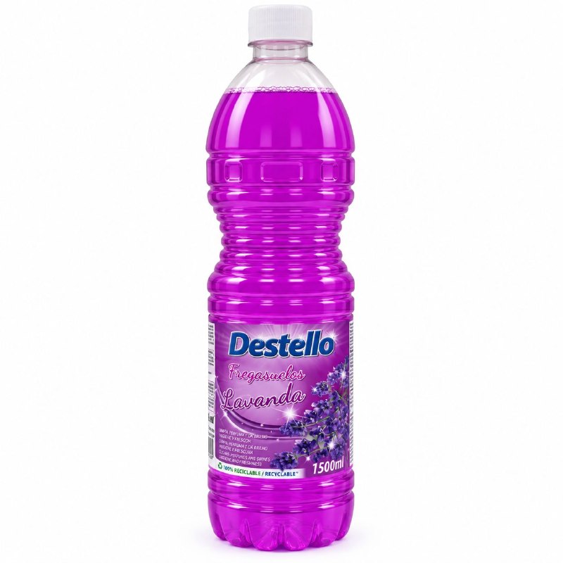 ASISTIN LIMPIADOR LIQUIDO PARA PISOS Y SUPERFICIES CON AROMA LAVANDA DESTELLO 1500ML