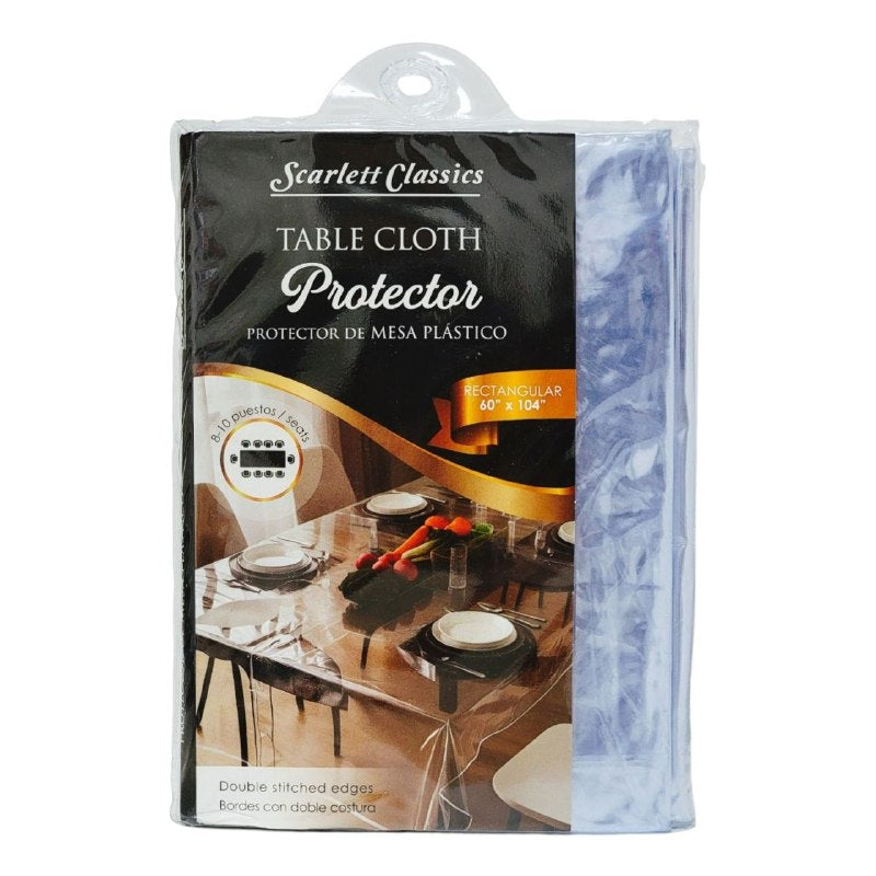 PROTECTOR DE MESA PLASTICO RECTANGULAR 152X264CM