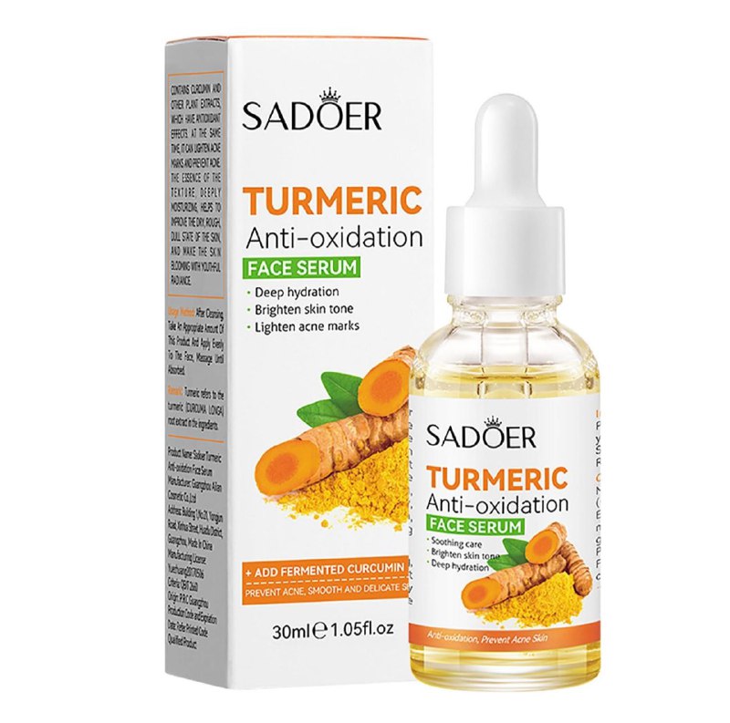 SUERO FACIAL ANTIOXIDANTE CON EXTRACTO DE CURCUMA SADOER 30ML