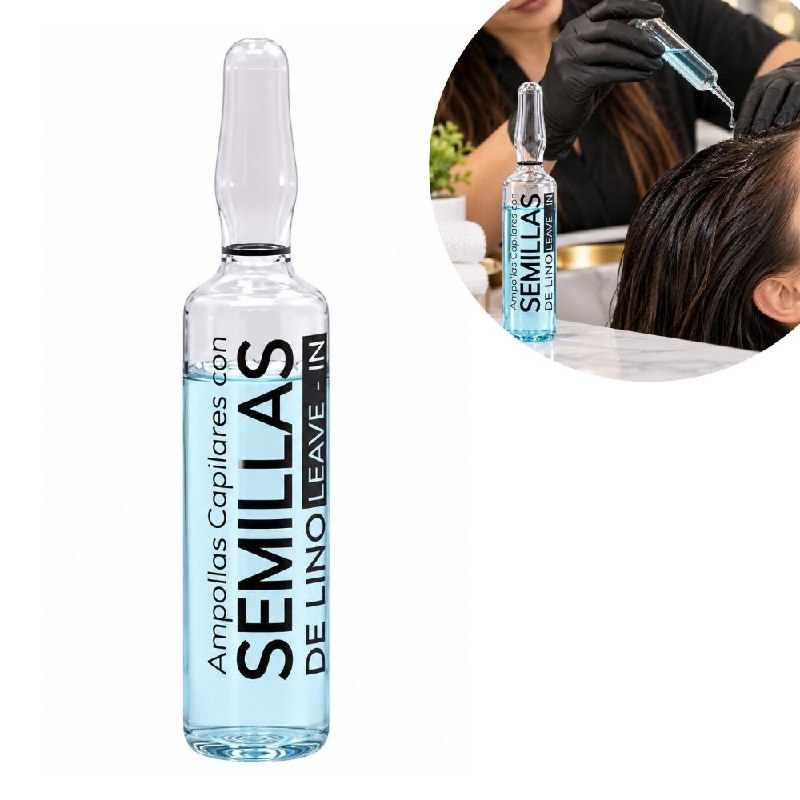 TRATAMIENTO CAPILAR REPARADOR Y SELLADOR DE CUTICULA EN AMPOLLA CON SEMILLAS DE LINO MAXYBELT PROFESSIONAL 10ML