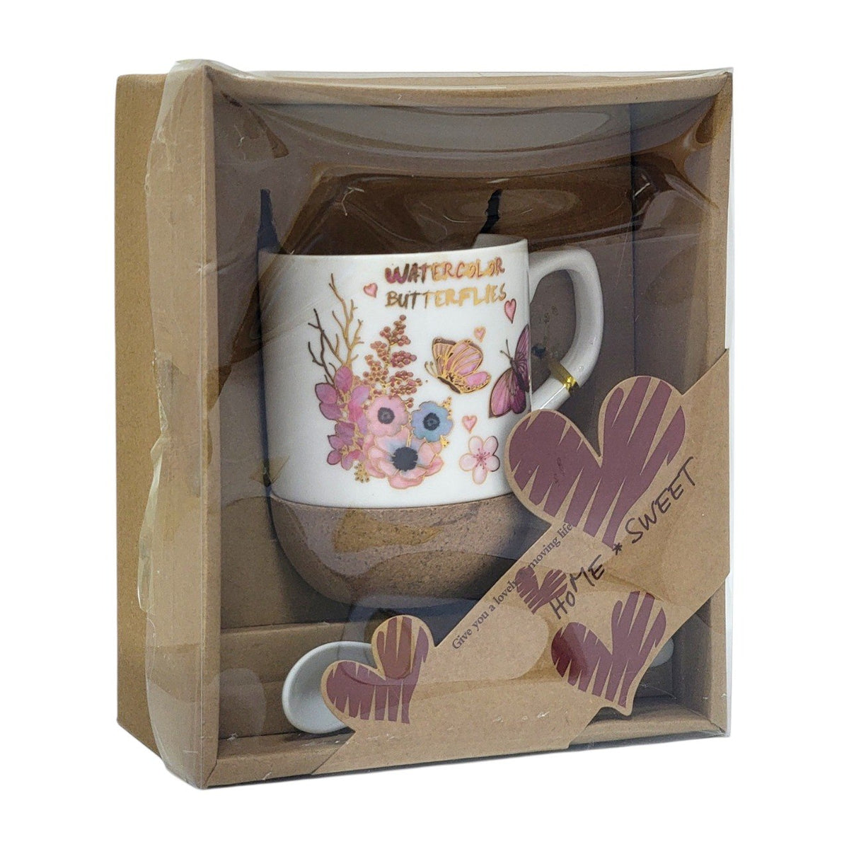 SET DE TAZA DE REGALO PARA MAMÁ CON BASE DE CORCHO
