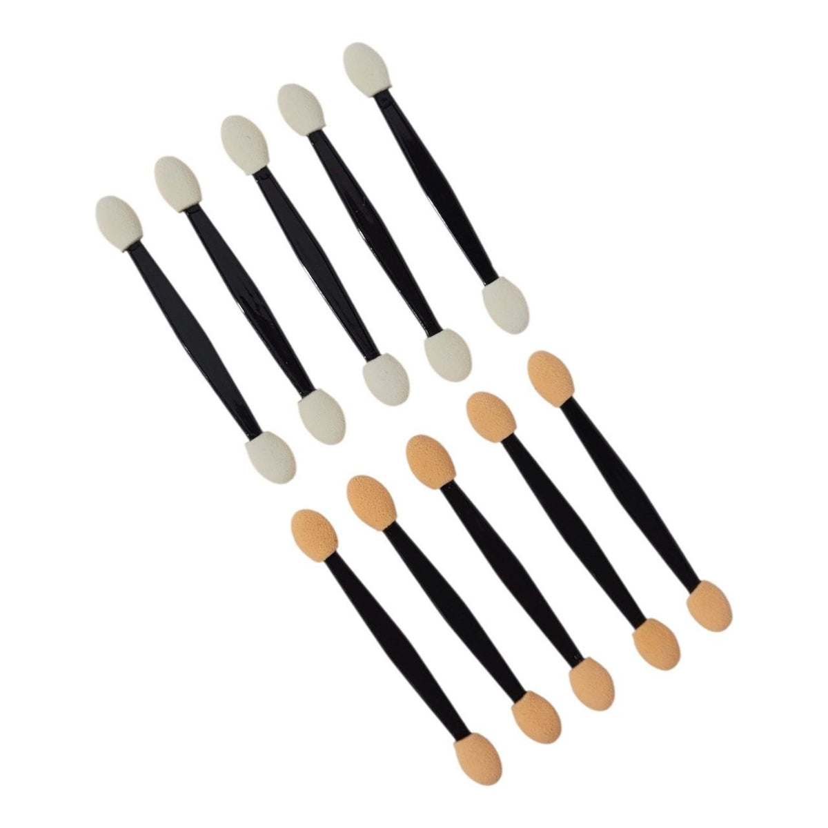 SET DE APLICADORES DE SOMBRA DE OJOS DESECHABLES DE DOBLE PUNTA 10UND STAY BEAUTIFUL