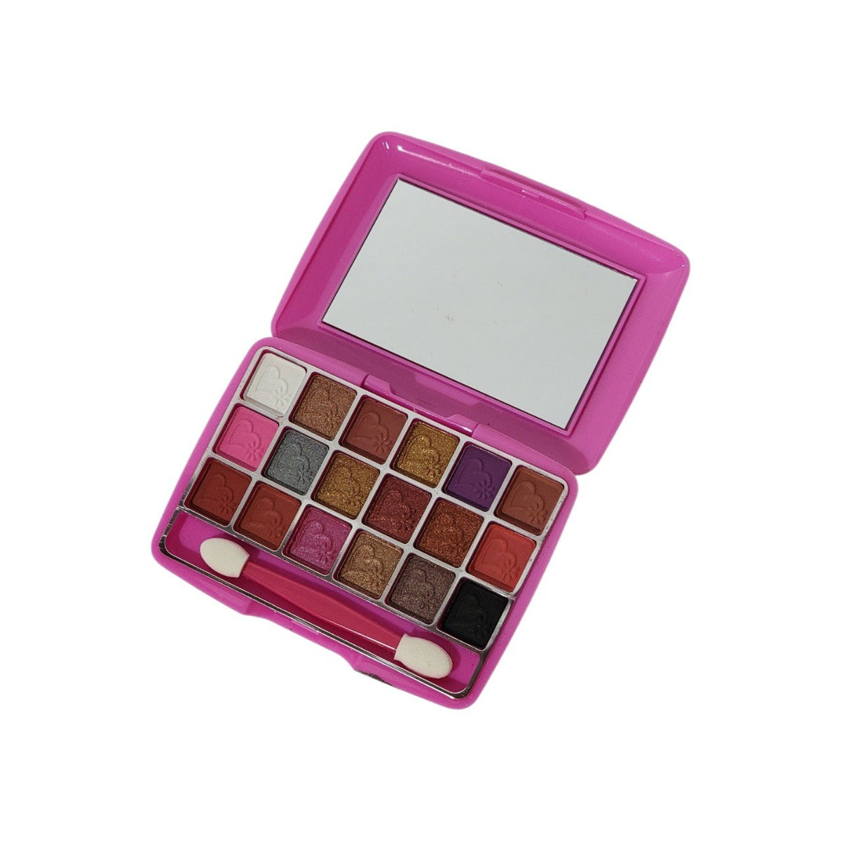 PALETA DE SOMBRAS DE OJOS CON EFECTO MATE 10 PALETAS DE 18 TONOS YH BEJA COSMETICS 6X10X14CM